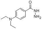 structure of CAS# 100139-54-6, 4-(Diethylamino)-Benzoic Acid Hydrazide;Smr000377068;Zinc02574323;Ivk/9686782