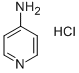 structure of CAS# 1003-40-3, Pyridin-4-Amine Hydrochloride;4-Pyridinamine Hydrochloride;4-Pyridylamine Hydrochloride;4-Aminopyridine Hydrochloride