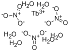 structure of CAS# 10043-27-3, Nitric Acid Terbium(3+) Salt;Nitric Acid, Terbium(3+) Salt;Nsc 15200