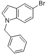 structure of CAS# 10075-51-1, 1-Benzyl-5-Bromo-1H-Indole;1-(Benzyl)-5-Bromo-Indole;Ux00001583;Nsc143237