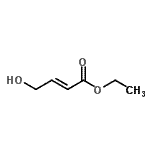 structure of CAS# 10080-68-9, Ethyl (2E)-4-Hydroxy-2-Butenoate
