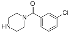 structure of CAS# 100939-90-0, (3-Chlorophenyl)-1-Piperazinyl-Methanone;(3-CHLORO-PHENYL)-PIPERAZIN-1-YL-METHANONE;(3-Chlorophenyl)(1-Piperazinyl)Methanone;1-(3-CHLOROBENZOYL)PIPERAZINE