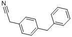 structure of CAS# 101096-72-4, 4-(Phenylmethyl)-Benzeneacetonitrile;4-BENZYLPHENYLACETONITRILE;4-Benzylbenzyl Cyanide