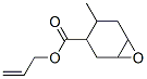 structure of CAS# 10138-39-3, 4-Methyl-7-Oxabicyclo[4.1.0]Heptane-3-Carboxylic acid 2-Propenylester;Allyl 3-Methyl-7-Oxabicyclo[4.1.0]Heptane-4-Carboxylate;3-Methyl-7-Oxabicyclo[4.1.0]Heptane-4-Carboxylic Acid Allyl Ester;7-Oxabicyclo(4.1.0)Heptane-3-Carboxylic Acid, 4-Methyl-, 2-Propenyl Ester (9Ci)