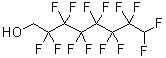 结构式 CAS# 10331-08-5, 2,2,3,3,4,4,5,5,6,6,7,7,8,8-十四氟-1-辛醇