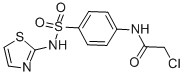 结构式 CAS# 104246-27-7, 2-氯-N-[4-(1,3-噻唑-2-基氨基磺酰基)苯基]乙酰胺