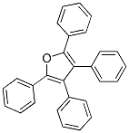 结构式 CAS# 1056-77-5, 2,3,4,5-四(苯基)呋喃