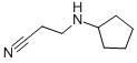 structure of CAS# 1074-63-1, 3-(Cyclopentylamino)-Propanenitrile;3-(CYCLOPENTYLAMINO)PROPIONITRILE