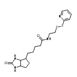 结构式 CAS# 112247-65-1, 5-(2-氧代六氢-1H-噻吩并[3,4-d]咪唑-4-基)-N-[2-(2-吡啶基二硫基)乙基]戊酰胺