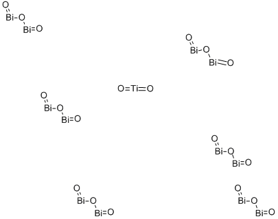 结构式 CAS# 12441-73-5, 氧化铋钛