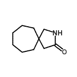 structure of CAS# 134617-89-3, 2-Azaspiro[4.6]Undecan-3-One;2-azaspiro[4.6]undecan-3-one;MFCD09864499