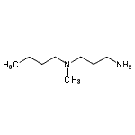 结构式 CAS# 13595-43-2, N-丁基-N-甲基-1,3-丙烷二胺