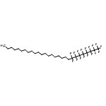 结构式 CAS# 137338-39-7, 1,1,1,2,2,3,3,4,4,5,5,6,6,7,7,8,8-十七氟二十八烷