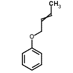 结构式 CAS# 14503-58-3, (2-丁烯-1-基氧基)苯