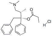 结构式 CAS# 1596-70-9, [R-(R*,S*)]-alpha-[2-(二甲基氨基)-1-甲基乙基]-alpha-苯基苯乙基丙酸酯盐酸盐