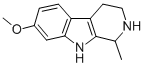 structure of CAS# 17019-01-1, Tetrahydroharmine;(1R)-7-Methoxy-1-Methyl-2,3,4,9-Tetrahydro-1H-$B-Carboline;C09243