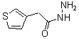 结构式 CAS# 175276-94-5, 3-噻吩乙酰肼