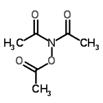 结构式 CAS# 17720-63-7, N-乙酰氧基-N-乙酰基乙酰胺