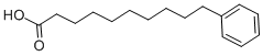 structure of CAS# 18017-73-7, Benzenedecanoic Acid;10-Phenylcapric Acid;Nsc263840;Aids-057871