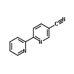 structure of CAS# 1802-28-4, 2,2'-Bipyridine-5-Carbonitrile;2,2-BIPYRIDINE-5-CARBONITRILE