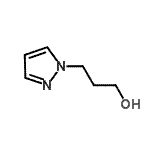 structure of CAS# 180741-37-1, 3-(1H-Pyrazol-1-Yl)-1-Propanol;3-(1H-pyrazol-1-yl)-1-propanol;3-(1-Pyrazolyl)-1-propanol;3-(Pyrazol-1-yl)-1-propanol