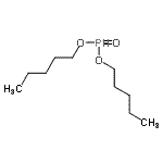 结构式 CAS# 1809-17-2, 二戊基膦酸酯
