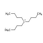结构式 CAS# 18146-62-8, 三丁基锍碘化物