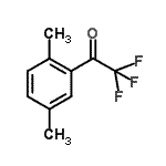 structure of CAS# 181828-02-4, 1-(2,5-Dimethylphenyl)-2,2,2-Trifluoroethanone;2',5'-Dimethyl-2,2,2-trifluoroacetophenone