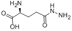 structure of CAS# 1820-73-1, L-Glutamic Acid gamma-Hydrazide;2-Amino-5-Hydrazino-5-Oxo-Pentanoic Acid;2-Amino-5-Hydrazino-5-Oxopentanoic Acid;2-Amino-5-Hydrazino-5-Keto-Valeric Acid