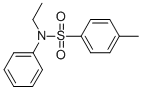 structure of CAS# 1821-40-5, N-Ethyl-4-Methyl-N-Phenyl-Benzenesulfonamide;N-Ethyl-4-Methyl-N-Phenyl-Benzenesulfonamide;Bas 00623103;St010923