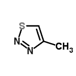 structure of CAS# 18212-62-9, 4-Methyl-1,2,3-Thiadiazole;NSC610455;ZINC01611441