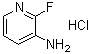 结构式 CAS# 1827-26-5, 2-氟-3-吡啶胺盐酸盐(1:1)