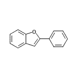结构式 CAS# 1839-72-1, 2-苯基-1-苯并呋喃