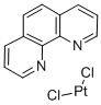 结构式 CAS# 18432-95-6, 二氯(1,10-菲咯啉)铂(II)