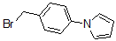 structure of CAS# 184698-65-5, 1-[4-(Bromomethyl)Phenyl]-1H-Pyrrole;1-[4-(BROMOMETHYL)PHENYL]-1H-PYRROLE