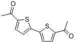 structure of CAS# 18494-73-0, 5,5'-Diacetyl-2,2'-Bithienyl;1-[5-(5-Acetyl-2-Thienyl)-2-Thienyl]Ethanone;1-[5-(5-Ethanoylthiophen-2-Yl)Thiophen-2-Yl]Ethanone;Zinc01737434