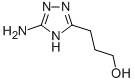structure of CAS# 18595-97-6, 3-(5-Amino-4H-[1,2,4]Triazol-3-Yl)-Propan-1-Ol;Smr000254818;Zinc02508160;3-(5-Amino-4H-[1,2,4]Triazol-3-Yl)-Propan-1-Ol