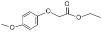 structure of CAS# 18598-23-7, (4-Methoxyphenoxy) Acetic Acid Ethyl Ester;2-(4-Methoxyphenoxy)Acetic Acid Ethyl Ester;Ethyl 2-(4-Methoxyphenoxy)Ethanoate;Zinc00288916