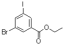 structure of CAS# 186772-44-1, 3-Bromo-5-Iodo-Benzoic Acid Ethyl Ester;Benzoic Acid,3-Bromo-5-Iodo-, Ethyl Ester;3-BROMO-5-IODO-BENZOIC ACID ETHYL ESTER;ETHYL 3-BROMO-5-IODOBENZOATE