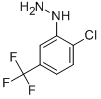 structure of CAS# 1869-22-3, 2-Chloro-5-(Trifluoromethyl)Phenyl Hydrazine;1-[2-Chloro-5-(Trifluoromethyl)Phenyl]Hydrazine, 95+%;2-CHLORO-5-(TRIFLUOROMETHYL)PHENYL HYDRAZINE 95+%;1-[2-CHLORO-5-(TRIFLUOROMETHYL)PHENYL]HYDRAZINE