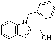 structure of CAS# 187264-03-5, (1-Benzyl-1H-Indol-2-Yl)Methanol;1(-Phenylmethyl)-1H-indole-2-mathanol