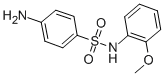 结构式 CAS# 19837-84-4, 4-氨基-N-(2-甲氧基苯基)-苯磺酰胺