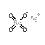 结构式 CAS# 20654-56-2, 高铼酸银(I)