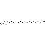 structure of CAS# 20779-14-0, Hexadecyl Methanesulfonate;Hexadecyl methanesulphonate;1-HEXADECYL METHANESULFONATE