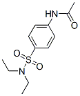 结构式 CAS# 2080-32-2, N-[4-(二乙基氨基磺酰基)苯基]乙酰胺