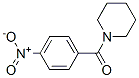 结构式 CAS# 20857-92-5, 1-(4-硝基苯甲酰)哌啶