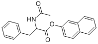 结构式 CAS# 20874-31-1, N-乙酰基-苯丙氨酸 2-萘基酯