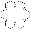 结构式 CAS# 20934-69-4, 1,4,10,13-四硫杂-7,16-二氮杂环十八烷