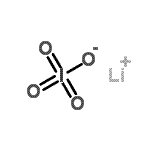 结构式 CAS# 21111-84-2, 高碘酸锂