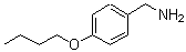 结构式 CAS# 21244-35-9, 1-(4-丁氧基苯基)甲胺